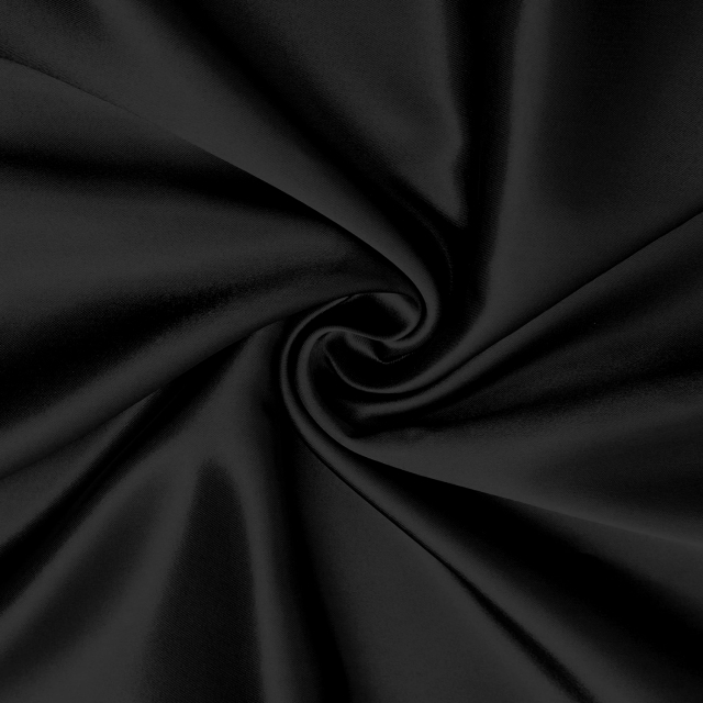 Black Poly Cotton Twill Fabric